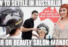Hair or Beauty Salon Manager Career and Immigration options for Australia