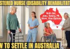 Registered Nurse (Disability & Rehabilitation) Career and Immigration options for Australia