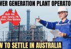 Power Generation Plant Operator Career and Immigration options for Australia