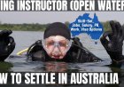 Diving Instructor (Open Water) Career and Immigration options for Australia