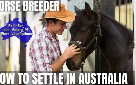 Horse Breeder Career and Immigration options for Australia
