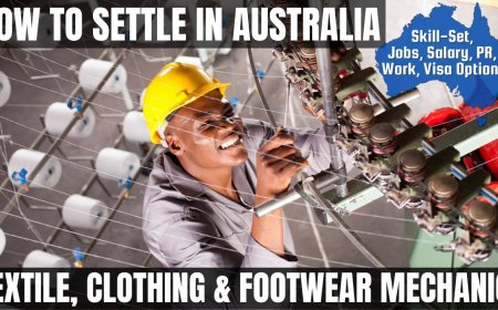 Textile, Clothing & Footwear Mechanic Career and Immigration options for Australia