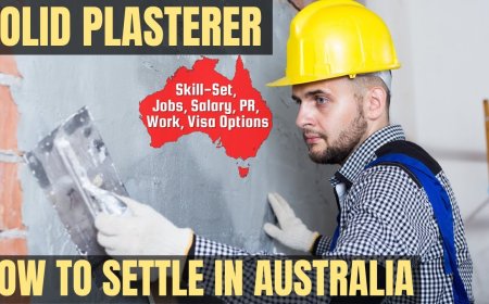 Solid Plasterer Career and Immigration options for Australia