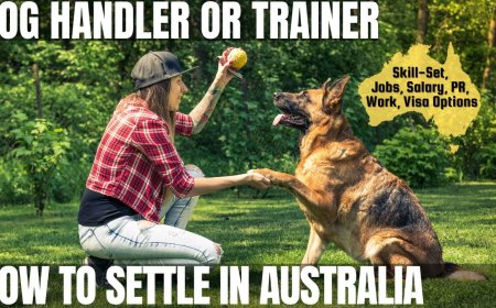 Dog Handler or Trainer Career and Immigration options for Australia