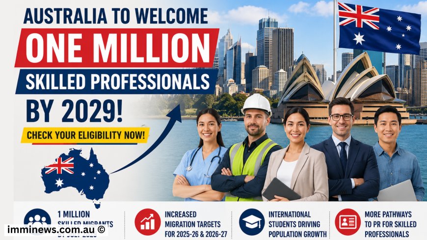 Australia to Welcome 1 Million Skilled Workers by 2029 — Check Your Eligibility Now!
